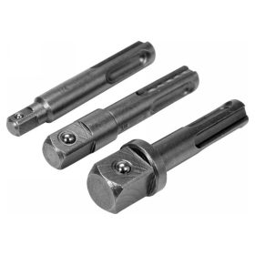   YATO Dugókulcs adapter készlet 3 részes SDS-Plus -> 1/4", 3/8", 1/2" négyszög