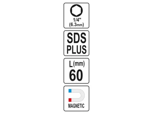 YATO Bithegy adapter SDS-Plus