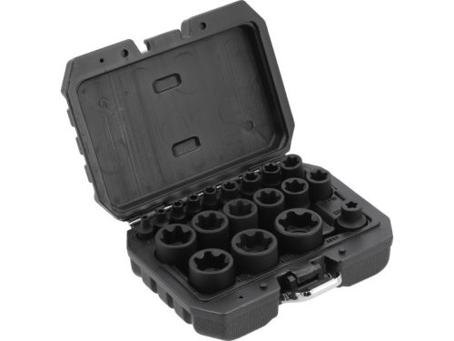 YATO Gépi dugókulcs készlet 1/4", 3/8", 1/2" Torx