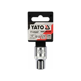 YATO Dugókulcs külső torx 1/2" E12 CrV