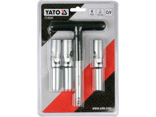 YATO Gyertyakulcs készlet 4 részes 8-12 mm