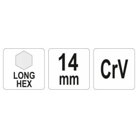 YATO Hosszú imbuszkulcs 14,0 mm CrV