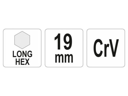 YATO Hosszú imbuszkulcs 19,0 mm CrV