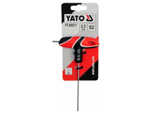 YATO T-kulcs imbusz 2,5 mm CrV