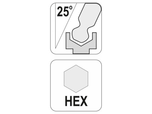 YATO Gömbfejű imbusz T-kulcs 2,5 mm / 13 x 100 mm S2