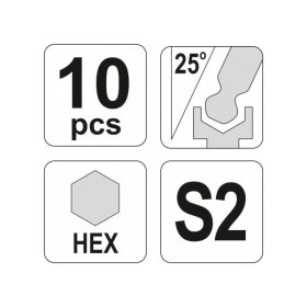   YATO Gömbfejű imbuszkulcs készlet 10 részes 1,27-10 mm S2