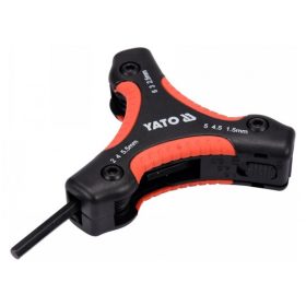   YATO Összecsukható imbuszkulcs és Torx kulcs készlet 26 részes CrV