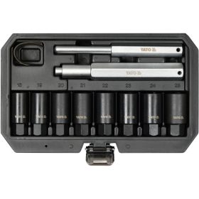   YATO Gépi dugókulcs készlet 10 részes 18-25 mm biztonsági kerékcsavarokhoz