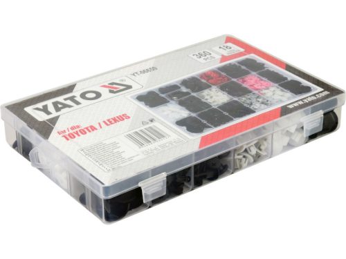 YATO Műanyag patent készlet 360 részes Toyota / Lexus