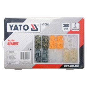 YATO Műanyag patent készlet 300 részes Renault