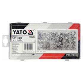 YATO Hatlapú csavaranya készlet 300 részes M3-M10