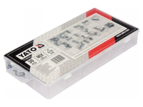 YATO Kábelbilincs készlet 30 részes 6-16 mm