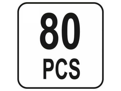 YATO Íves retesz készlet 80 részes