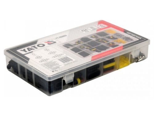 YATO Elektromos csatlakozó készlet 424 részes