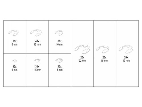 YATO E-gyűrű készlet 300 részes
