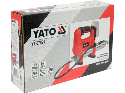 YATO Akkus zsírzó 18 V (akku és töltő nélkül)