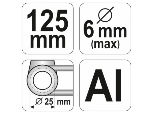 YATO Fékcsőhajlító 125 mm max 6 mm