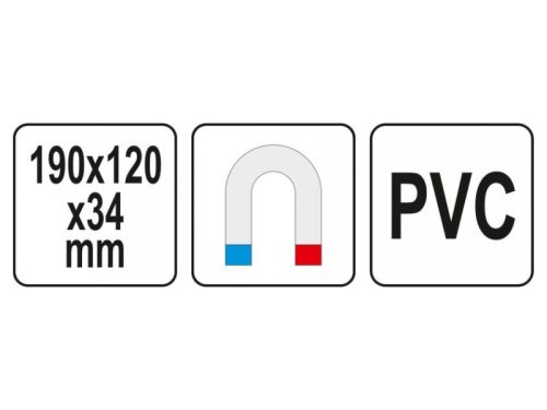 YATO Mágneses organiser 180 x 120 x 34 mm
