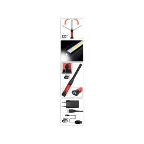 YATO Akkus szerelő LED lámpa 5 W+3 W