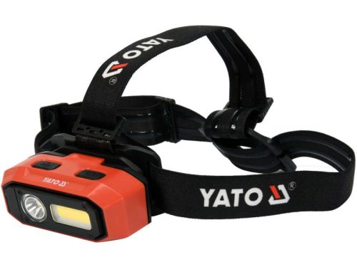 YATO Akkus LED fejlámpa 800 lm mozgásérzékelős