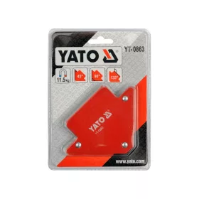   YATO Hegesztési munkadarabtartó mágnes 82 x 120 x 13 mm/11,5 kg