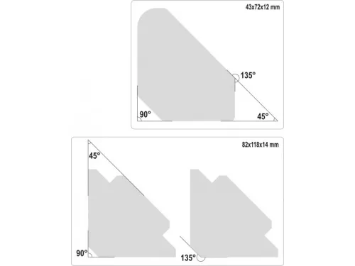 YATO Hegesztési munkadarabtartó mágnes készlet 6 részes