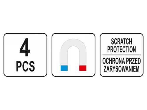YATO Mágneses polc készlet 4 részes