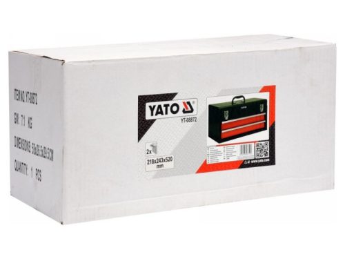 YATO Szerszámosláda fém 2 fiók