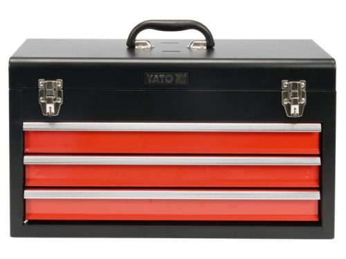 YATO Szerszámosláda fém 3 fiók