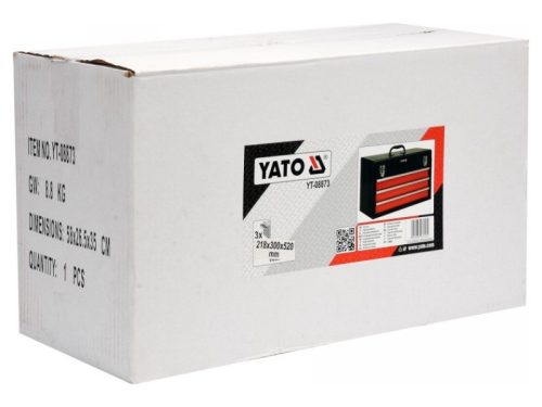 YATO Szerszámosláda fém 3 fiók