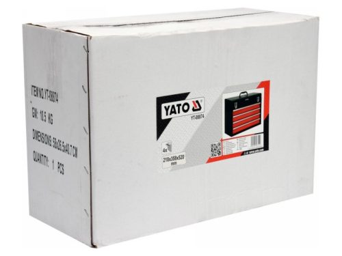 YATO Szerszámosláda fém 4 fiók