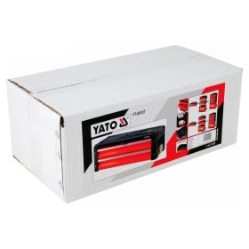 YATO Szerszámosláda fém (2 fiókos) 500 x 250 x 18 mm