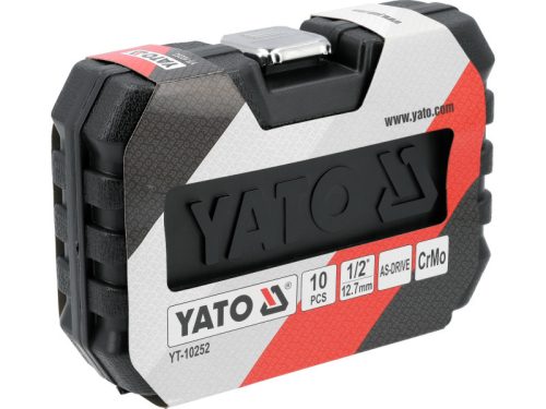 YATO Gépi dugókulcs készlet 1/2 10 részes 10-27 mm
