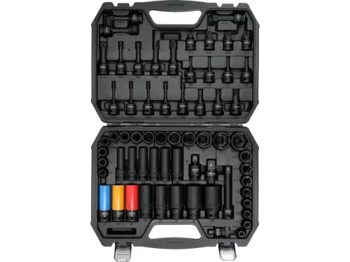 YATO Ütvecsavarozó bitkészlet 64 részes 1/2"