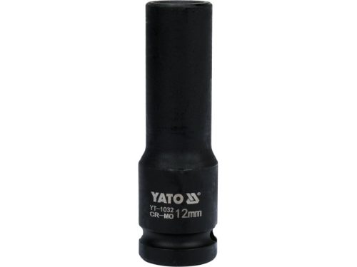 YATO Gépi hosszú dugókulcs 1/2" 12 mm CrMo