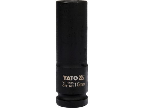 YATO Gépi hosszú dugókulcs 1/2" 15 mm CrMo