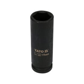 YATO Gépi hosszú dugókulcs 1/2" 19 mm CrMo