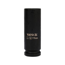YATO Gépi hosszú dugókulcs 1/2" 19 mm CrMo