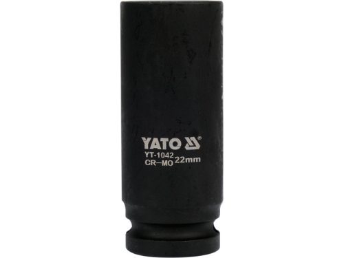 YATO Gépi hosszú dugókulcs 1/2" 22 mm CrMo