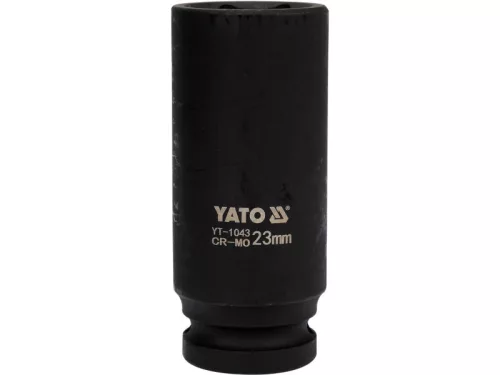 YATO Gépi hosszú dugókulcs 1/2" 23 mm CrMo