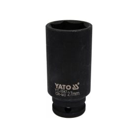 YATO Gépi hosszú dugókulcs 1/2" 27 mm CrMo