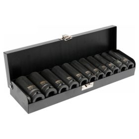   YATO Gépi hosszú dugókulcs készlet 11 részes 1/2" 10-24 mm CrMo