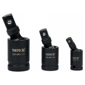   YATO Gépi csuklós csatlakozó készlet 3 részes 1/4 - 3/8 - 1/2"
