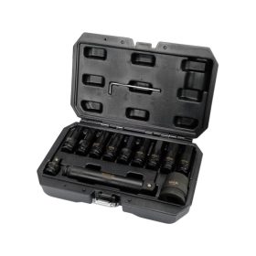   YATO Gépi hosszú bit dugókulcs készlet 12 részes Torx és Imbusz 1/2", 3/4" kamionos CrMo