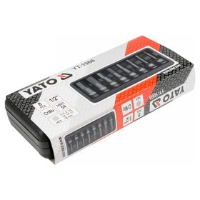   YATO Gépi hosszú bit dugókulcs készlet 8 részes Imbusz 1/2" 6-19 mm CrMo