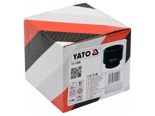YATO Gépi dugókulcs 12 szögletű 1" 85 mm