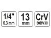 YATO Dugókulcs 1/4" 13 mm CrV