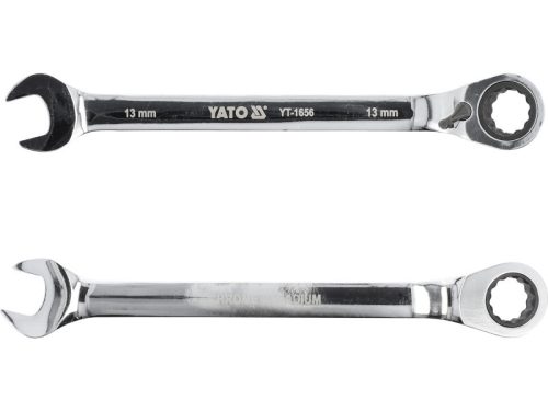 YATO Racsnis irányváltós csillag-villáskulcs 13 mm / 180 mm 72T CrV