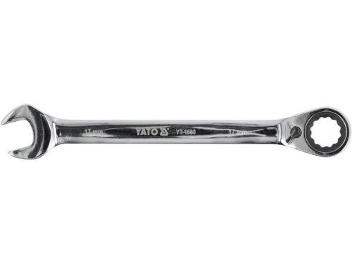 YATO Racsnis irányváltós csillag-villáskulcs 17 mm / 225 mm 72T CrV