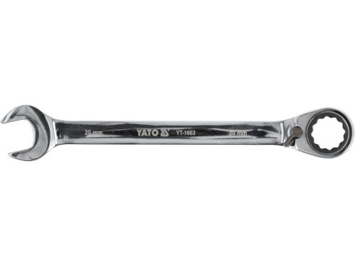 YATO Racsnis irányváltós csillag-villáskulcs 20 mm / 245 mm 72T CrV
